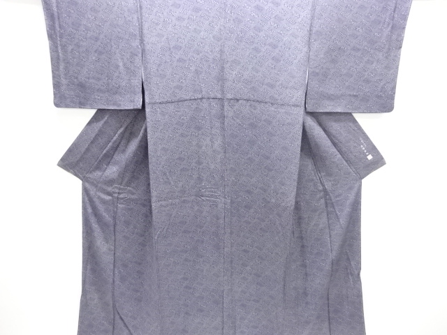 未使用品　廣瀬雄望作　読本模様江戸小紋着物